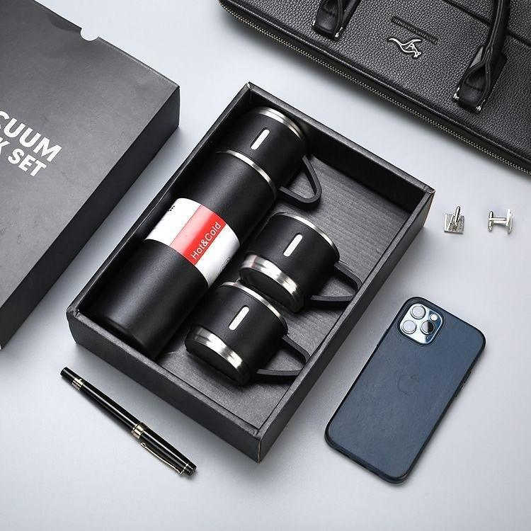 Customizable 304 Stainless Steel Vacuum Bottle Gift Set