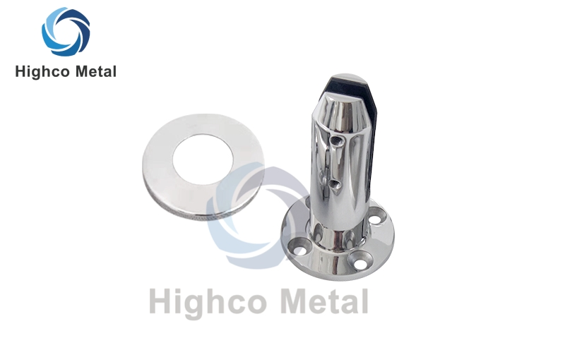 Round Base Glass Pool Fencing Glass Spigot Stair Railing Balustrade