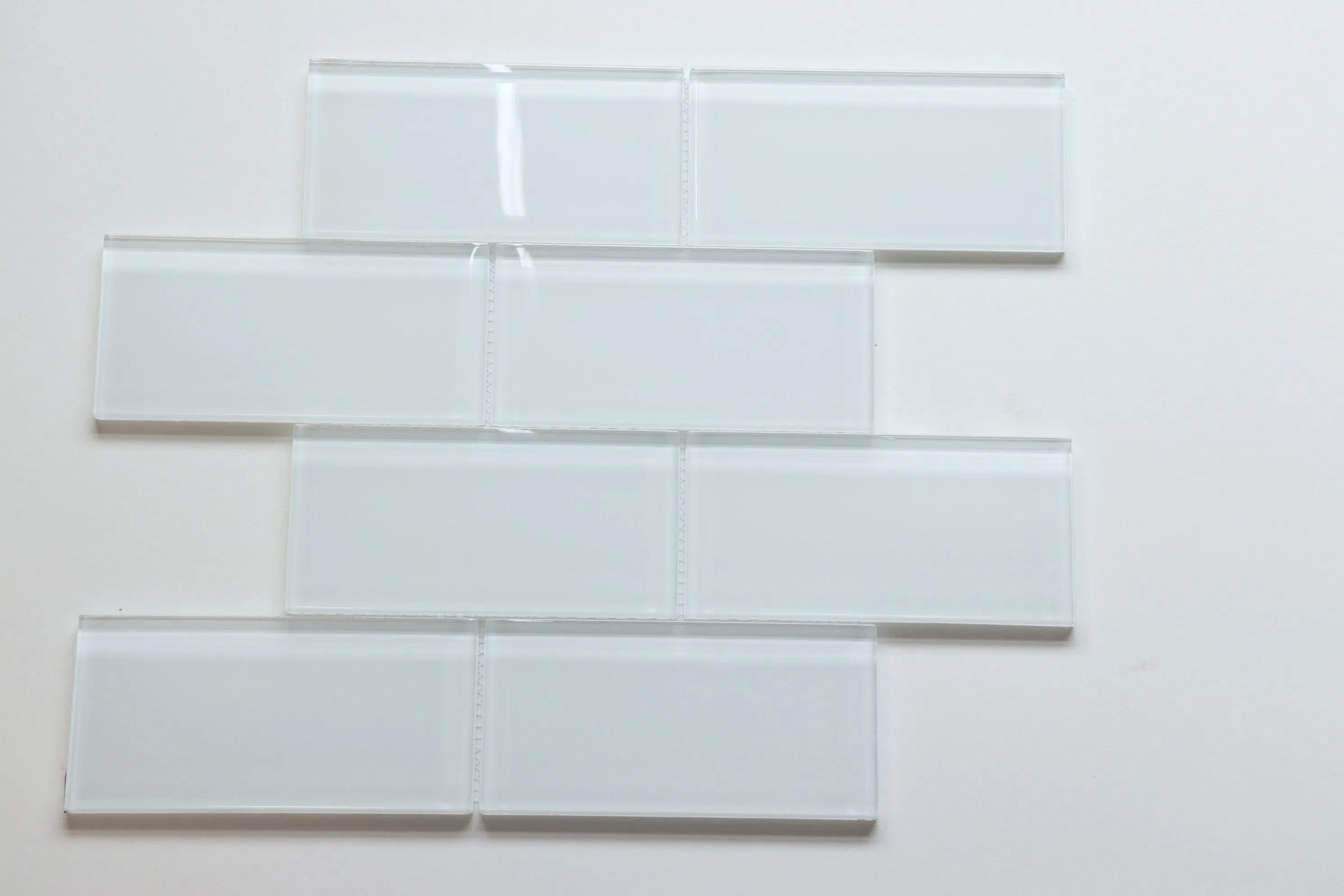 Оранжевая стеклянная мозаика Subway для стен