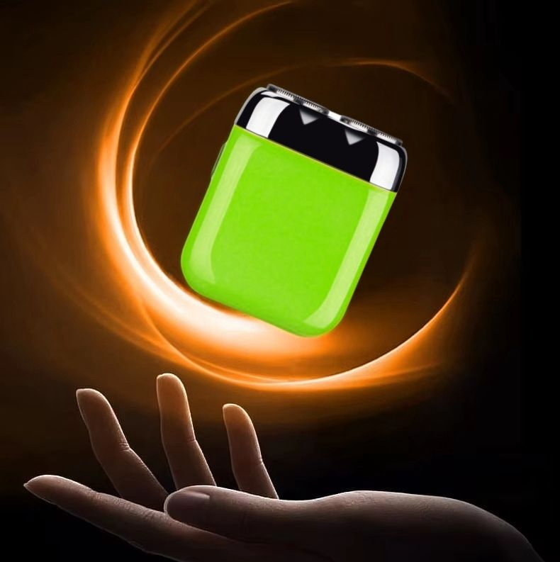 Mini Electric Razor Portable Beard Trimmer USB Charge Ipx7 Floating Head Shaver