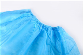 Disposable Non-Slip Nonwoven PP35g Full Rubber Band 17*40 Protective Shoe Cover