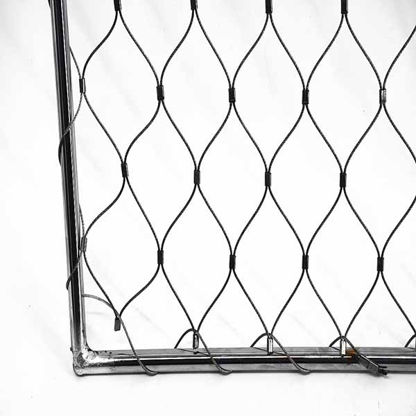 Stainless Steel Wire Rope Mesh Diamond Hole