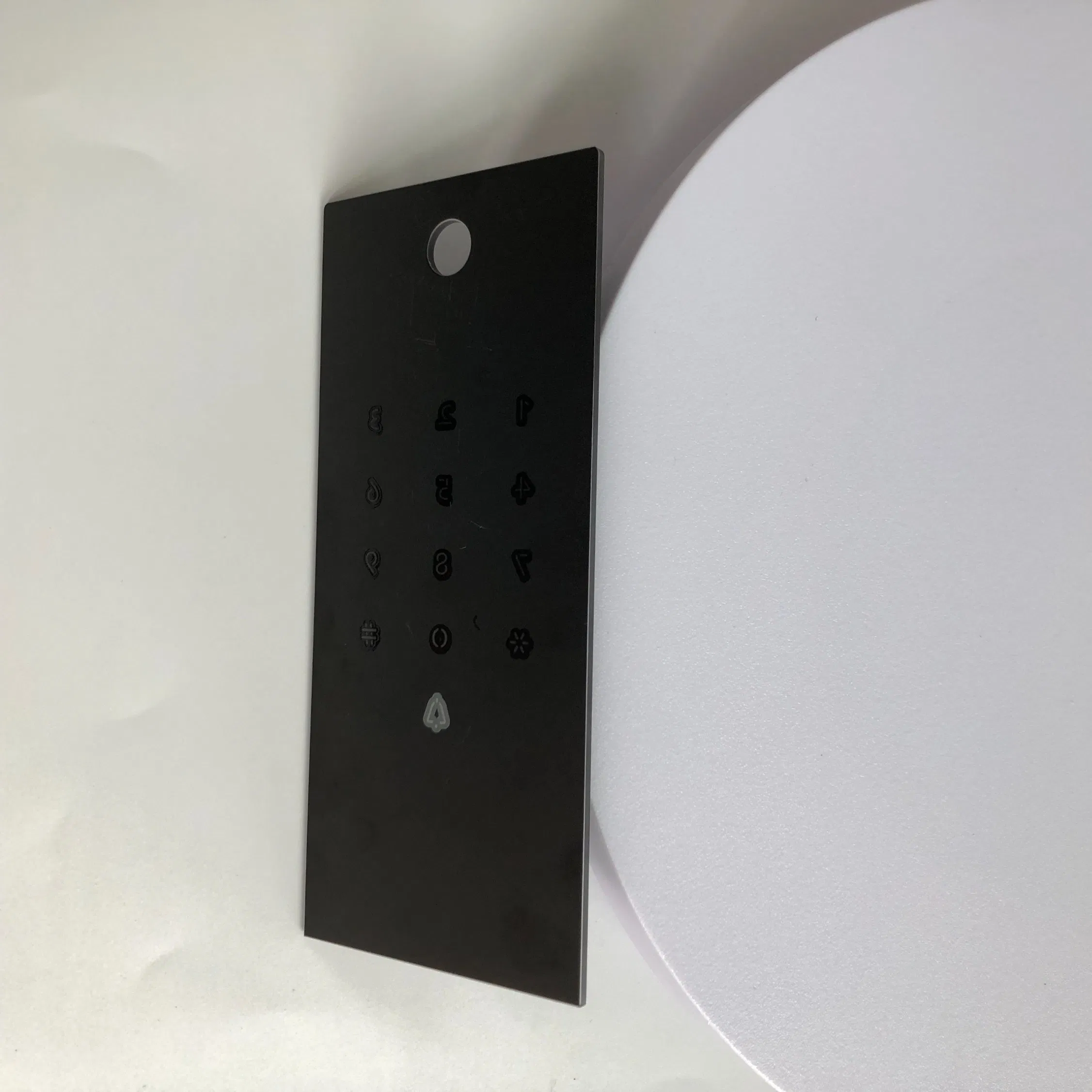 Tempered Glass Panel for Smart Door Lock Switch, Support Customized.