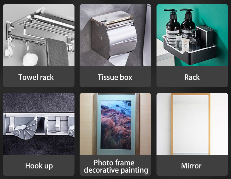 Multipurpose Nail-Free Adhesive No Drilling for Wood MDF Ceramics Plastic & More