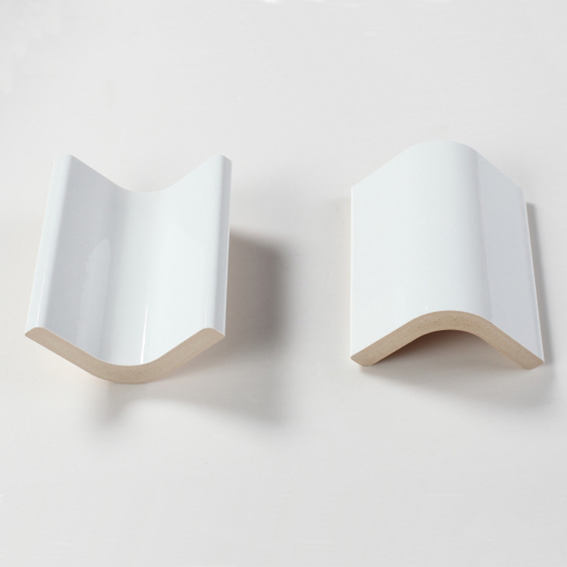 White Ceramic Tile Bull Nose for Bathroom