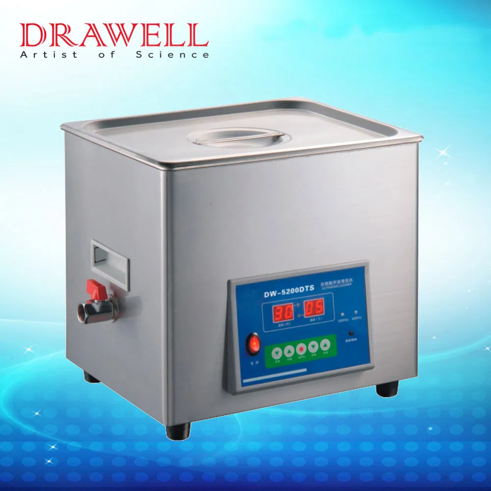 DTY Series Drawell 30L Ultrasonic Cleaner 25kHz 33kHz 40kHz 59kHz Multi-Frequency Ultrasonic Cleaning Machine