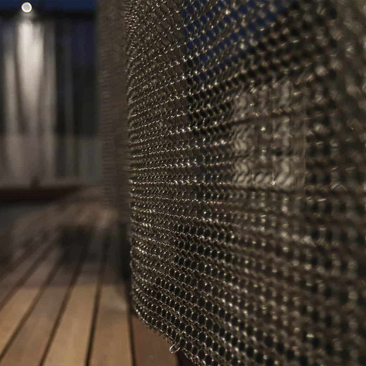 High Quality Stainless Steel Chainmail Ring Curtains Metal Decorative Mesh