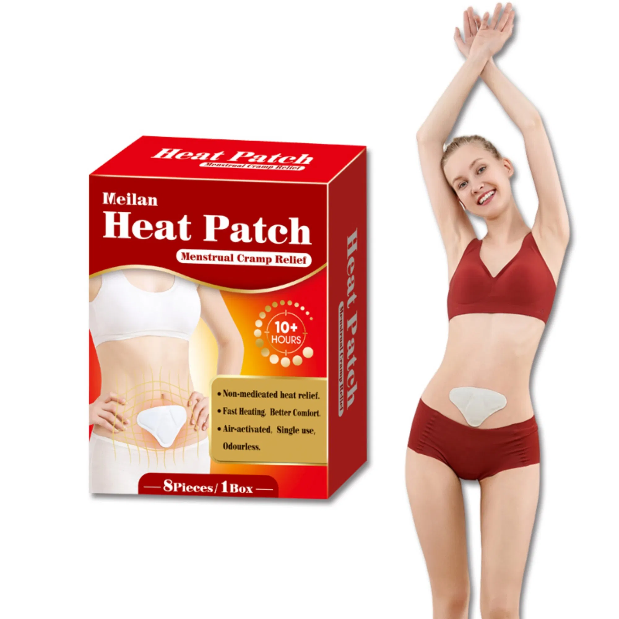 Flexible Bendable Portable Detachable Design Comfortable Abdomen Pain Relief Patch