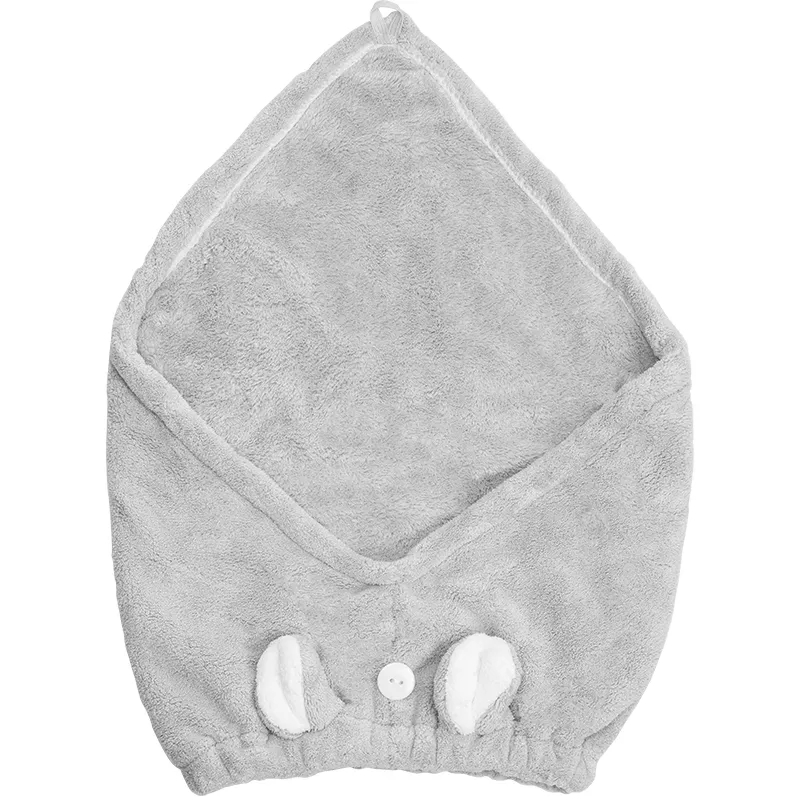 Quick Drying Towel Bath Wrap Hat Turban Dry Shower Cap
