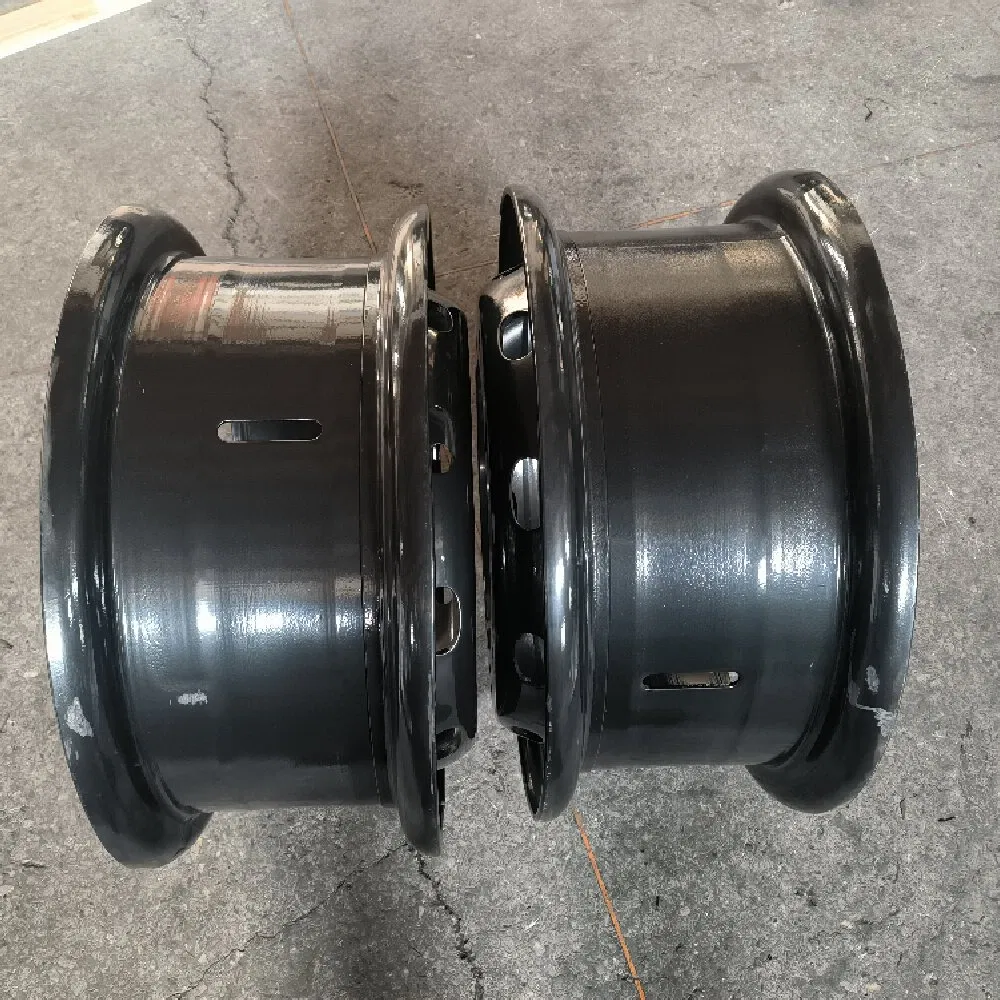 Anygo 10.00-20 XZ06 Solid Tire with Rim for Terex MHL340 Material Handler and Heavy-Duty Forklifts