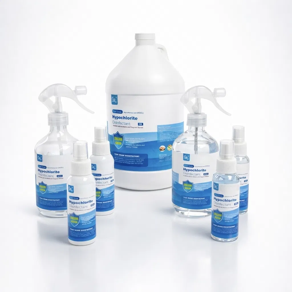 Food Grade Hypochlorous Acid Disinfectant Liquid Alcohol Free 99.99% Bacteria Elimination Allergy Free for All Skin Types