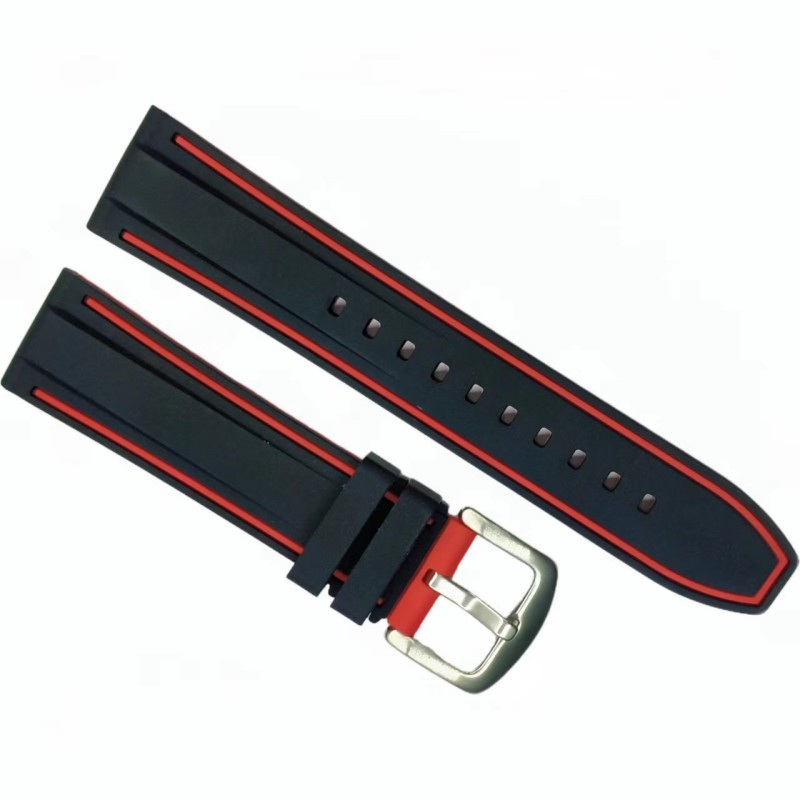 Silicone Watch Strap Suitable for Samsung and Huawei, Waterproof, Unisex. Silicone Watch Strap for Smart Watches. Watch Accessories