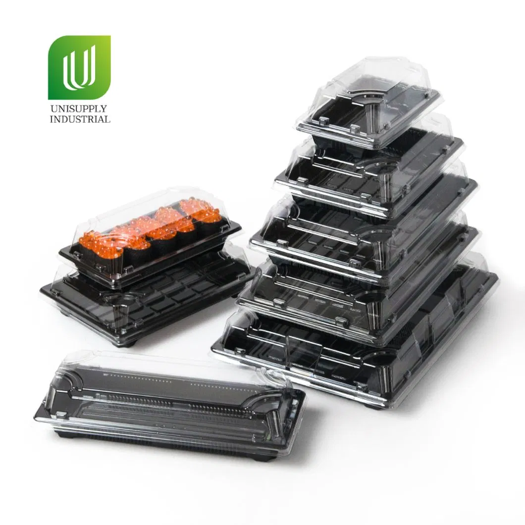 #0-11 Japanese Style Sushi Takeaway Box Sushi Container with Anti-for Lid