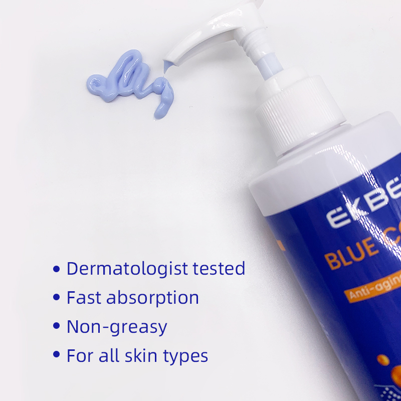 Customize Logo Body Moisturizer Brightening Moisturizing Blue Copper Peptide Firming Perfume Body Lotion
