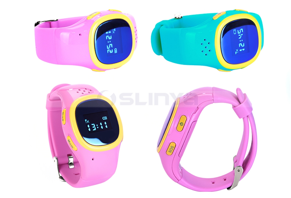 Sos GPS Child Kids Cell Phone Watch Intelligent Tracking Device Smart Watch for Children Baby Clock Gift