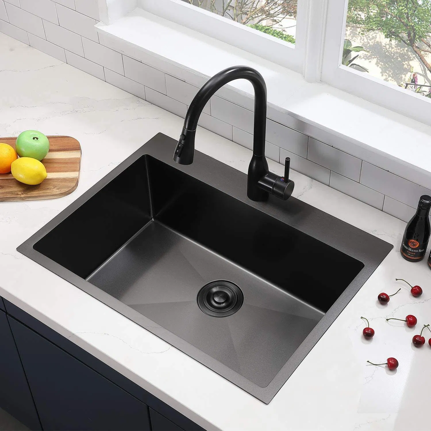 High-Quality 304 Stainless Steel Sink for Effortless Vegetable Washing