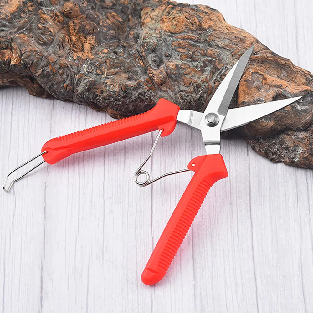 Extra Long Edge Stainless Steel Pruning Shears Sharp Scissors for Garden Ci21618