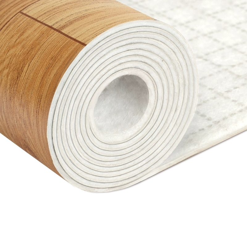 Fabric Rollo Anti-Slip Wear Resistant PVC Flooring Roll Linoleum