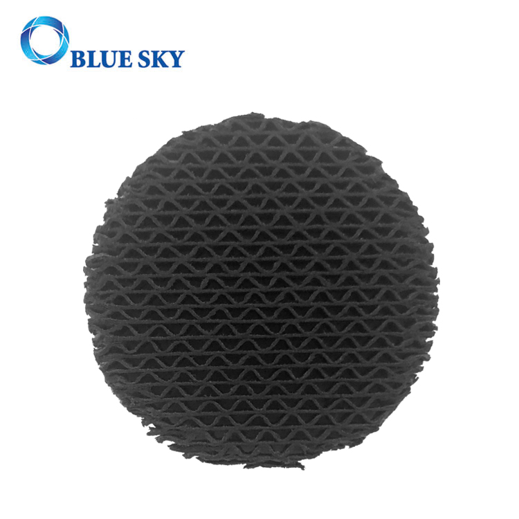 Customized Round Black Carbon Dust Porous HEPA Filters for Vacuum Cleaner and Air Purifier