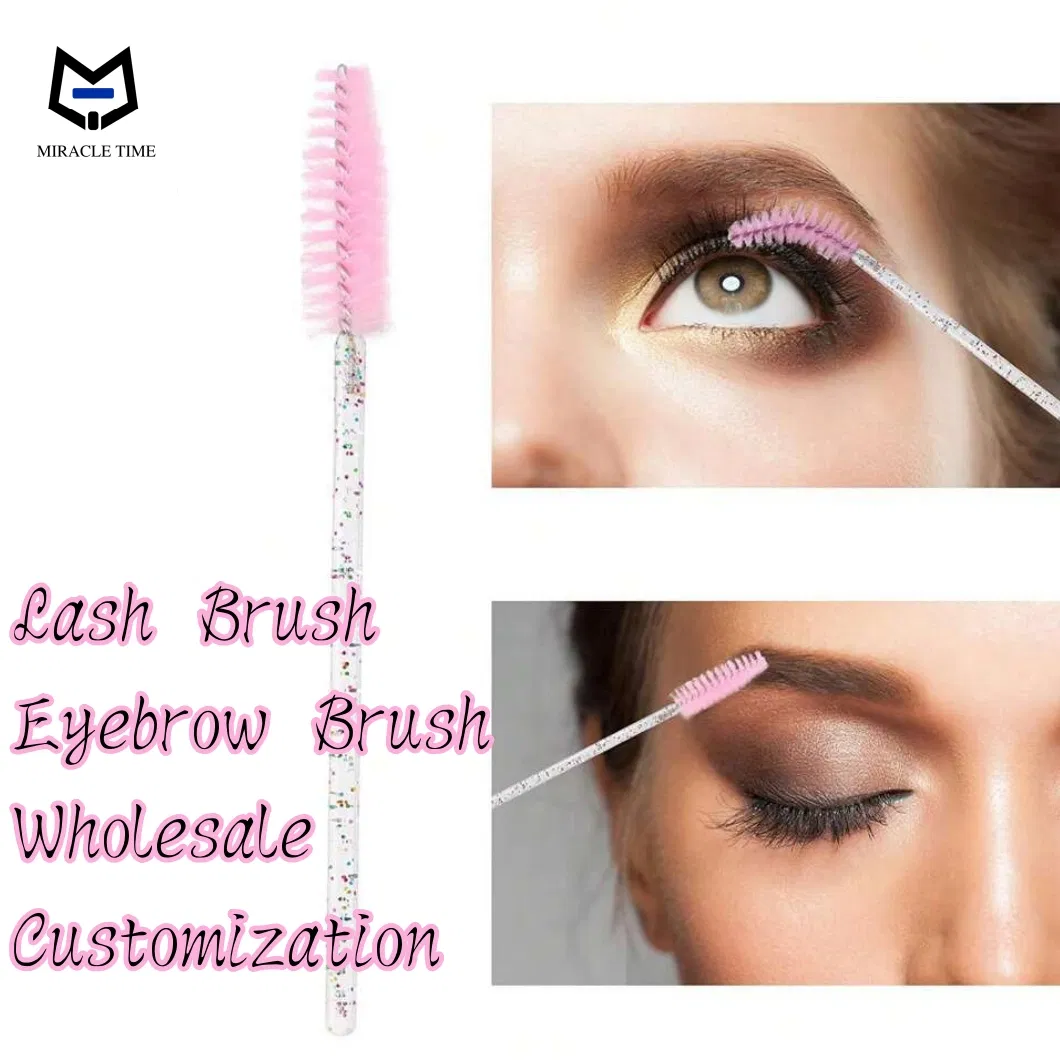 Mt Lashes 50 Pack Wholesale Mascara Wands Disposable Eyelash Eyebrow Brushes Applicator Makeup Cosmetic Brush for Eyelash Extensions Lash Brush