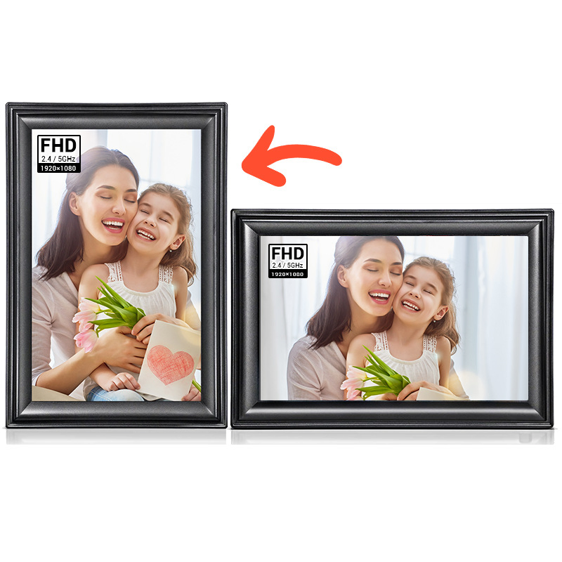 10.1 Inch WiFi Video Image Player 16GB Storage Smart Cloud Photo Frame