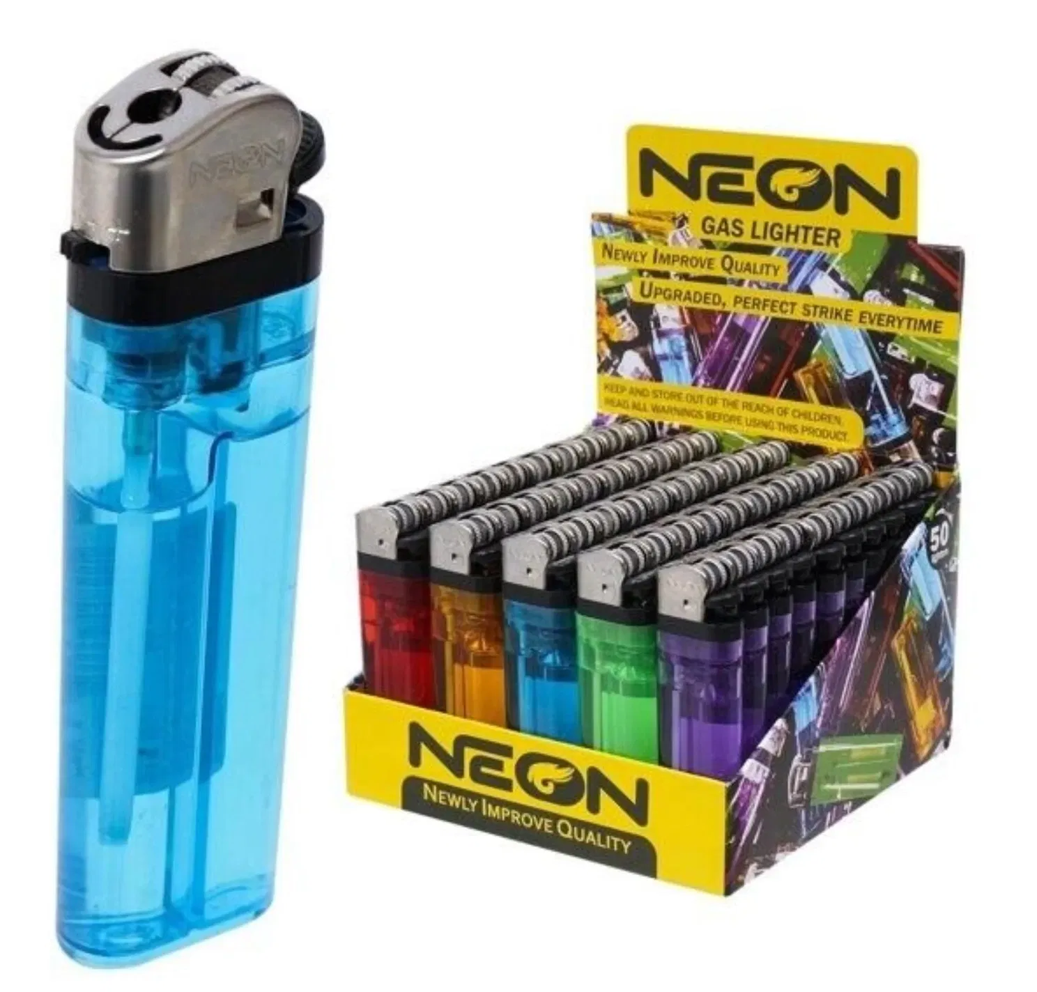 Wholesale Price Neon Lighter Rhino Gas Lighters J6 Classic Lighter