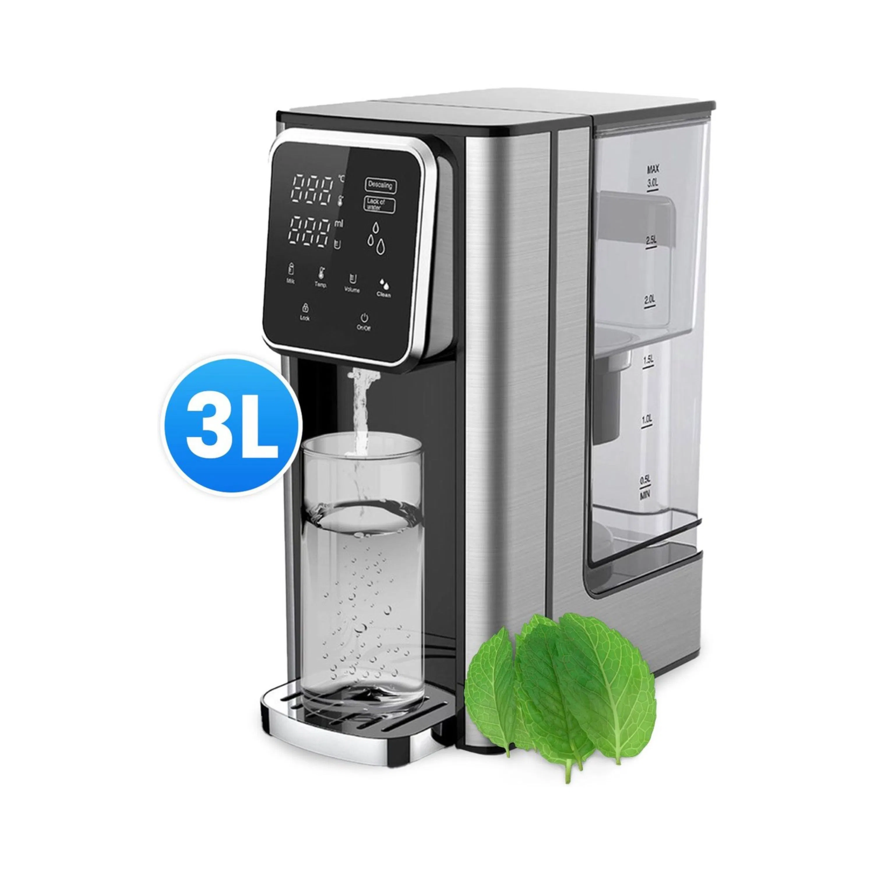 Longbank New Modern Design Home Desktop 3L Automatic Instant Hot Water Dispenser