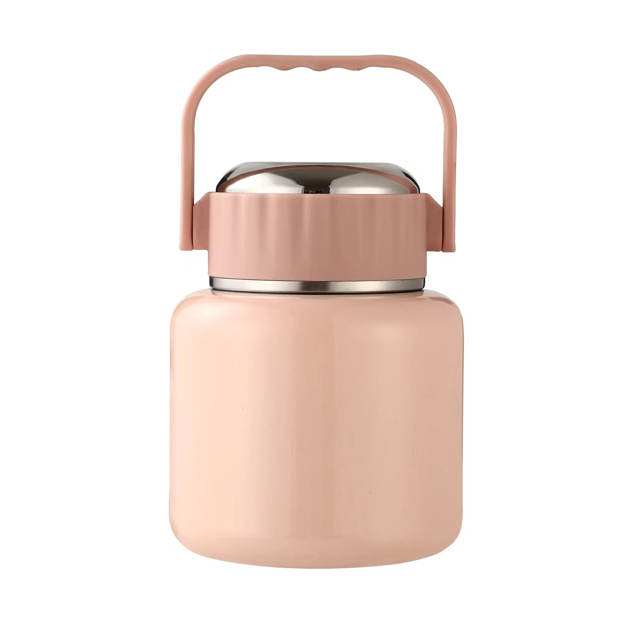 316 Stainless Steel Insulated Food Storage Jar with Handle