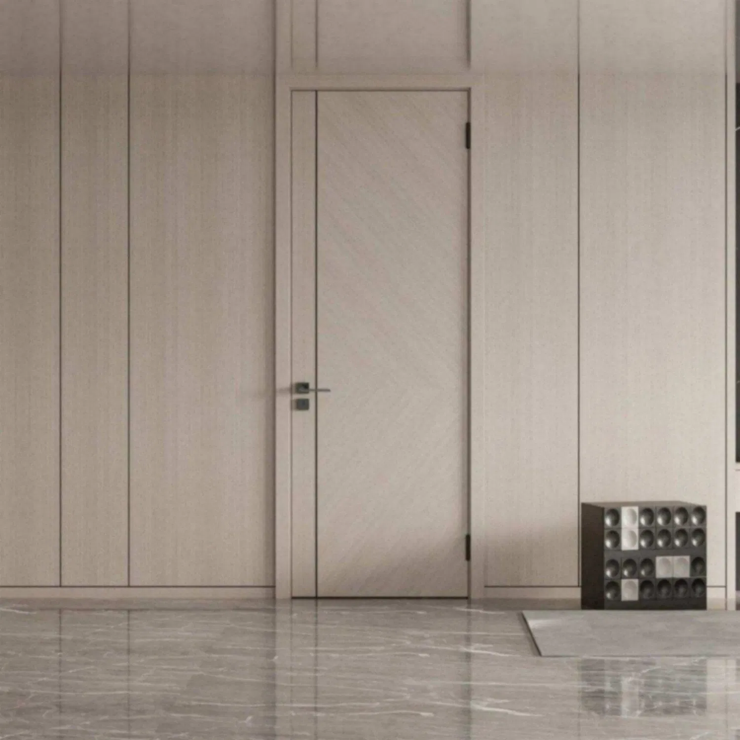 Elegant 2025 WPC Wood Wooden Interior Doors for Hotels and Apartments