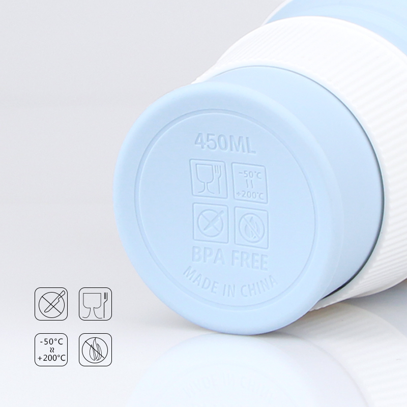 Складная силиконовая бутылка для воды с трубочкой