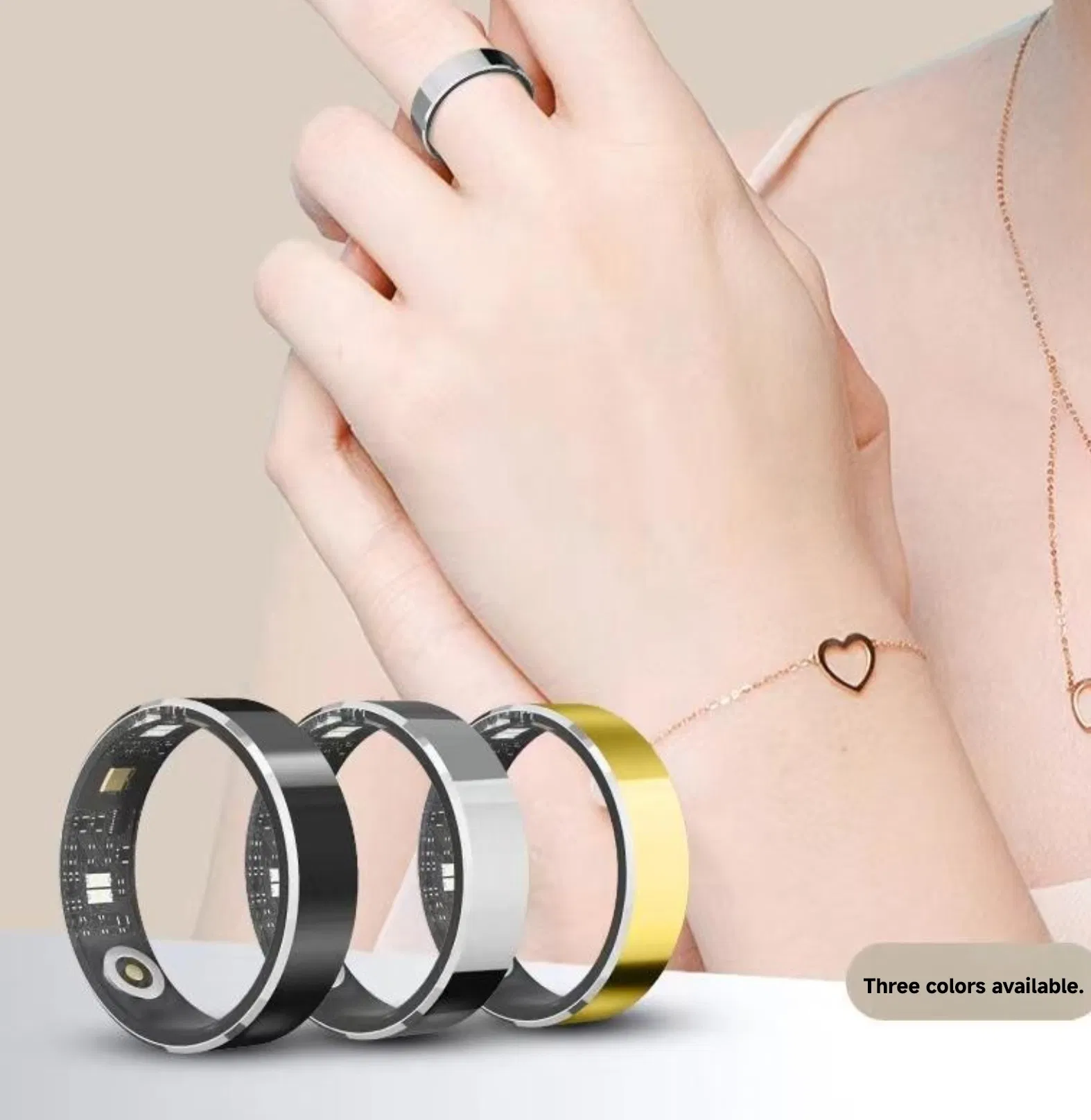 Умное кольцо Pensvox с записью голоса и отслеживанием здоровья