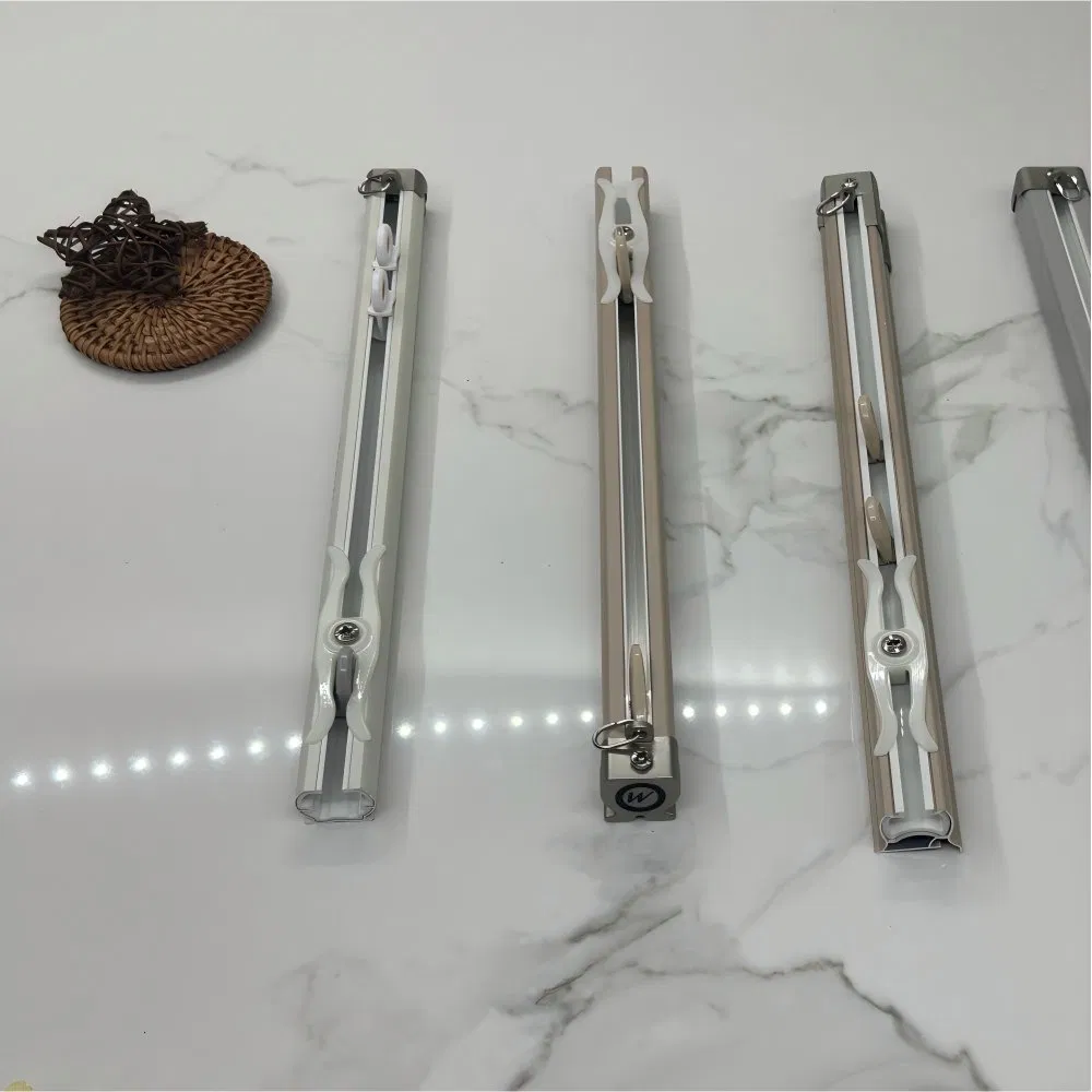Bestselling Aluminum Alloy Silent Square Curtain Track for Windows