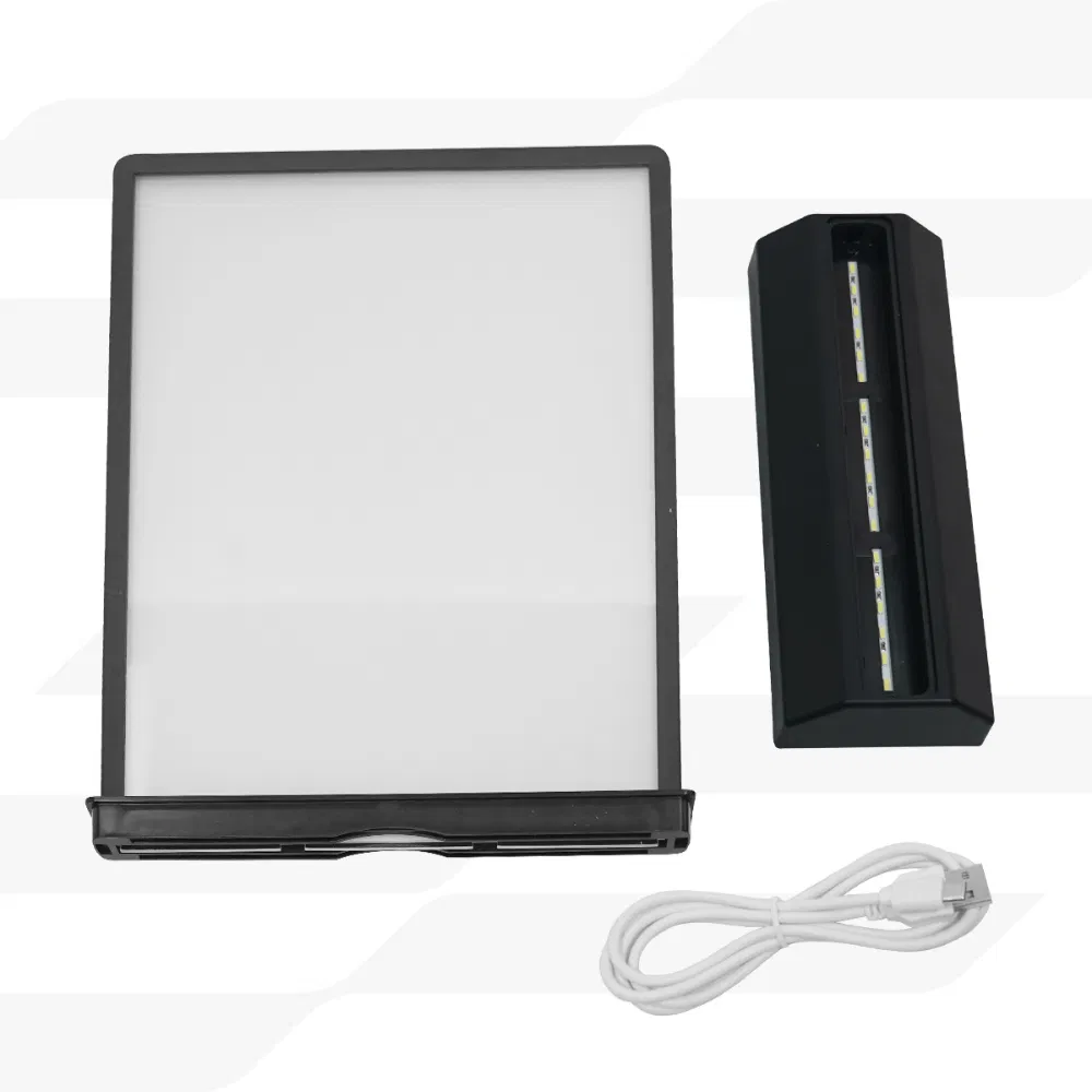 Rechargeable LED Light Box Desktop Poster Menu Billboard