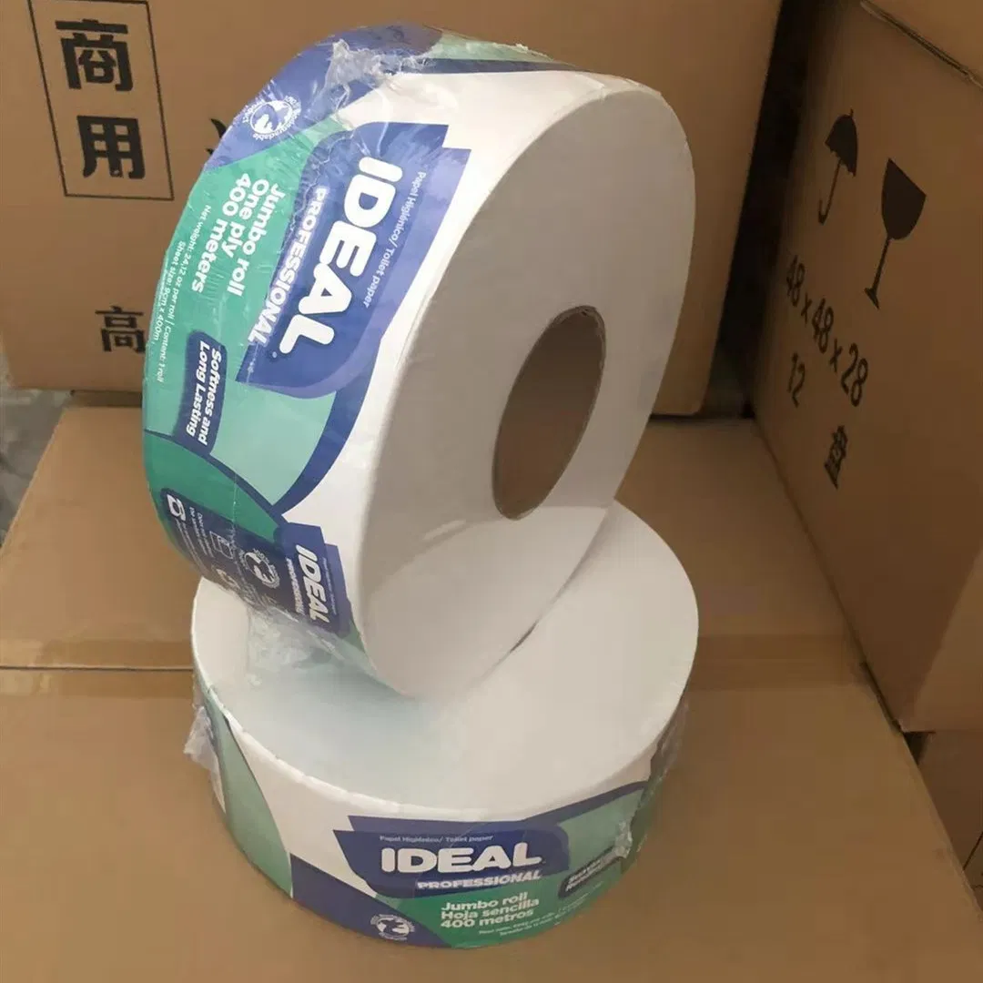 Wholesale Cheap Wood Pulp Jumbo Roll Toilet Bathroom Tissue Paper
