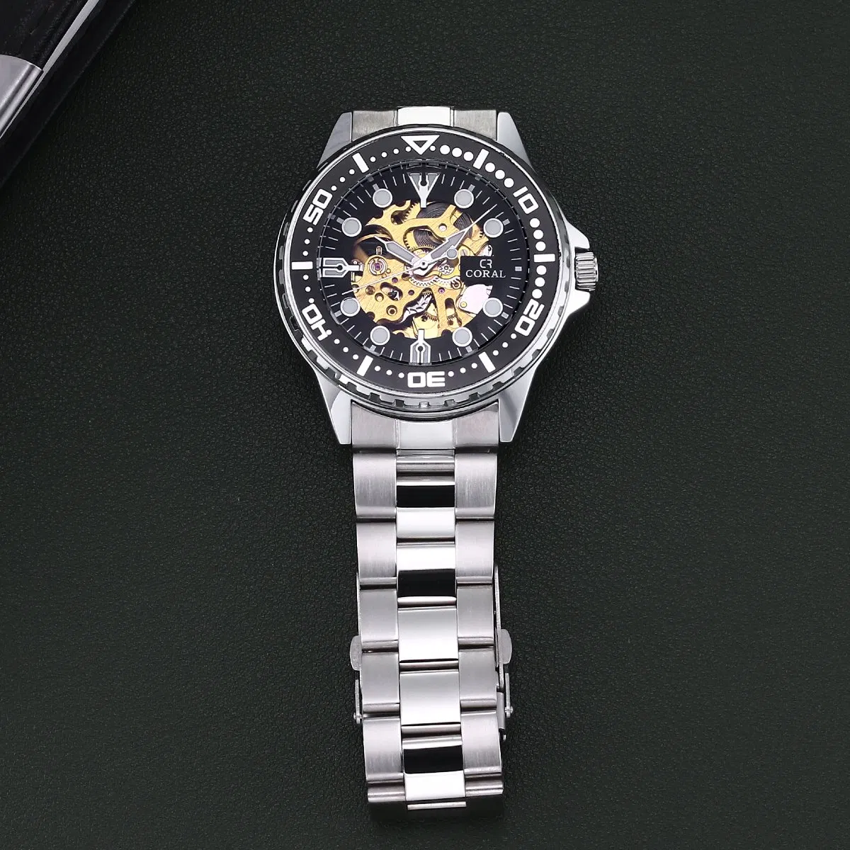 Promotion Smart Watches Mechanical Steel Men Fashion Watch Supplier for Apple