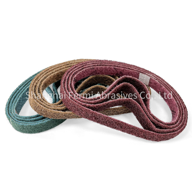 Шлифовальная лента 10X330 Medium Maroon Non Woven