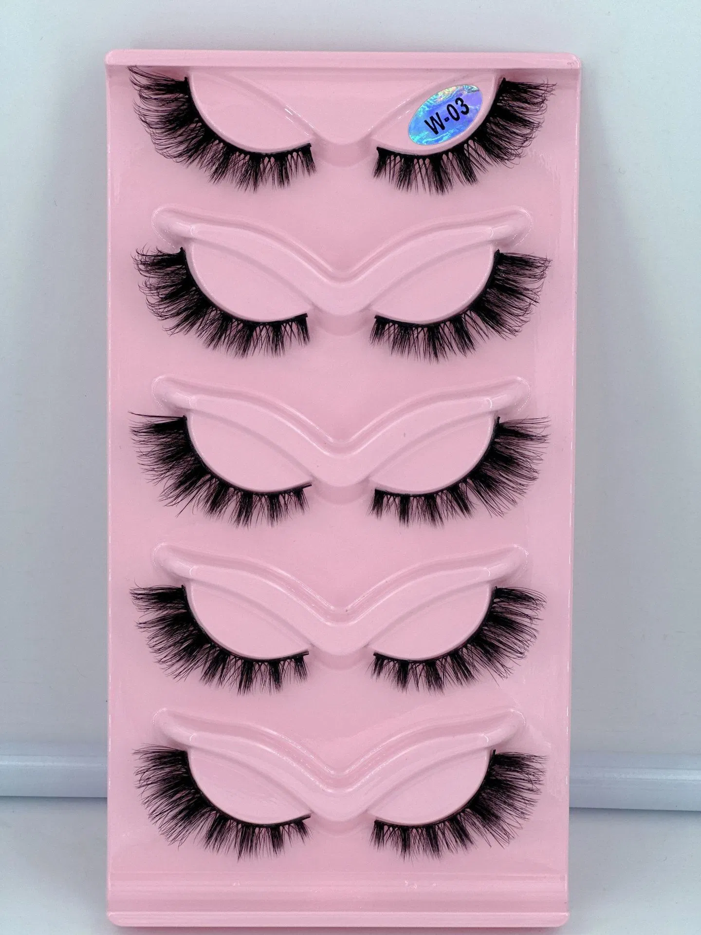Vegan Fluffy 3D Natural Silk Lashes Wholesale Faux Mink Eyelashes