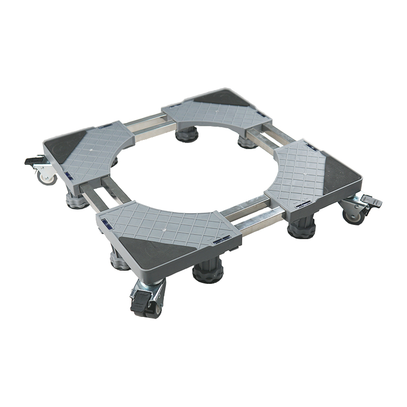 Heavy Duty Adjustable Washer Stand with Movable Wheel Support