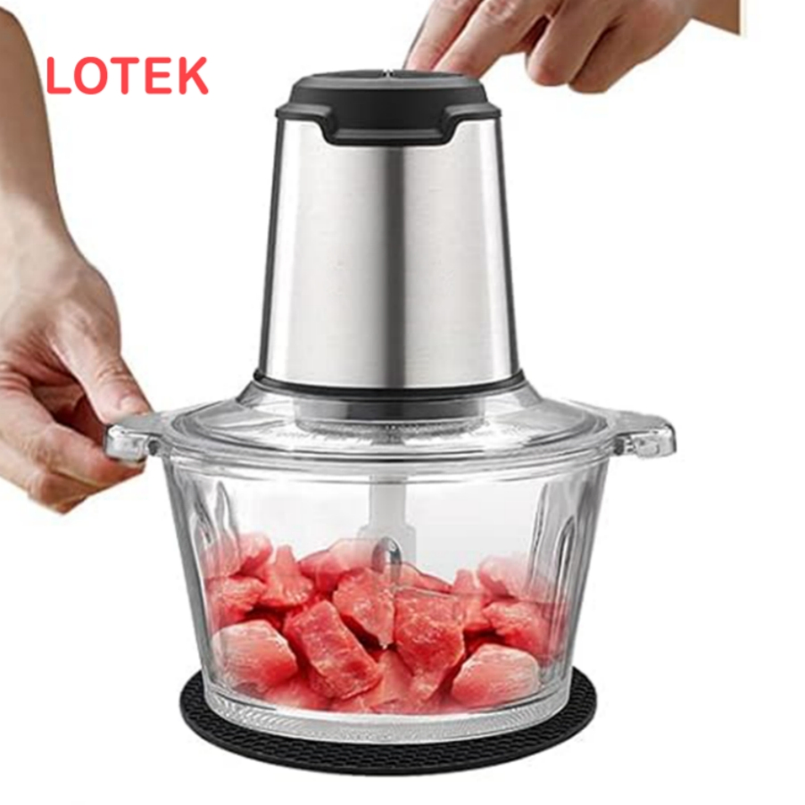 Household Electric Small-Sized Multi-Functional Meat Grinder for Chopping and Blending