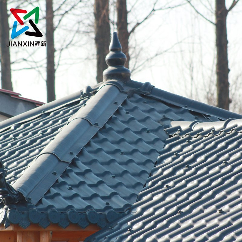 Factory Price Lamina Teja Colonial Thermoplastic Teja PVC Roof Sheet Plastic Roofing Teja Tile