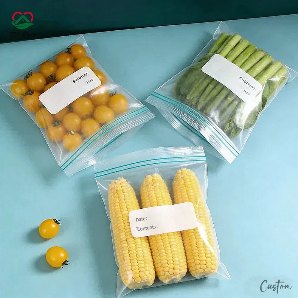 Factory Supply Customized Food Accessories Storage Ziplock Poly Bags