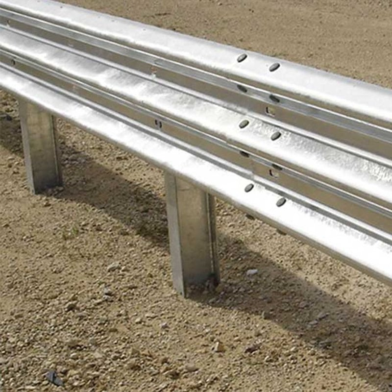 Australian Standarded Galvanized Carbon Steel Thrie Beam Highway Crash Barrier