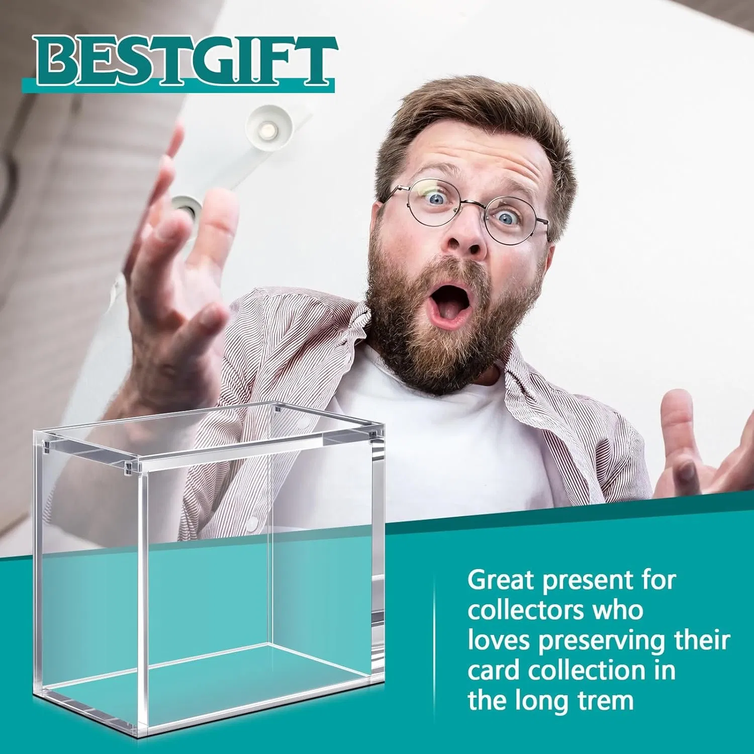 Custom Acrylic Protector Casetrading Card Game Booster Collection Box