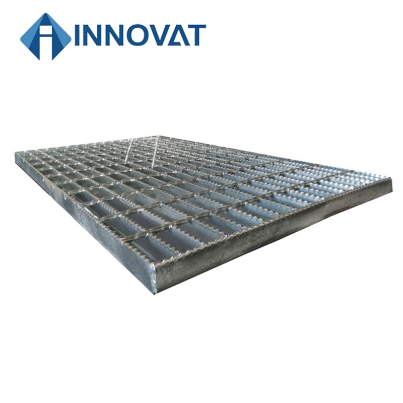 Drain Grating Heavy Duty 50*8mm THK Drainage Steel Grating Shower Drain Grates Trench Drain Cover/30X100mm Galvanized Steel Grating