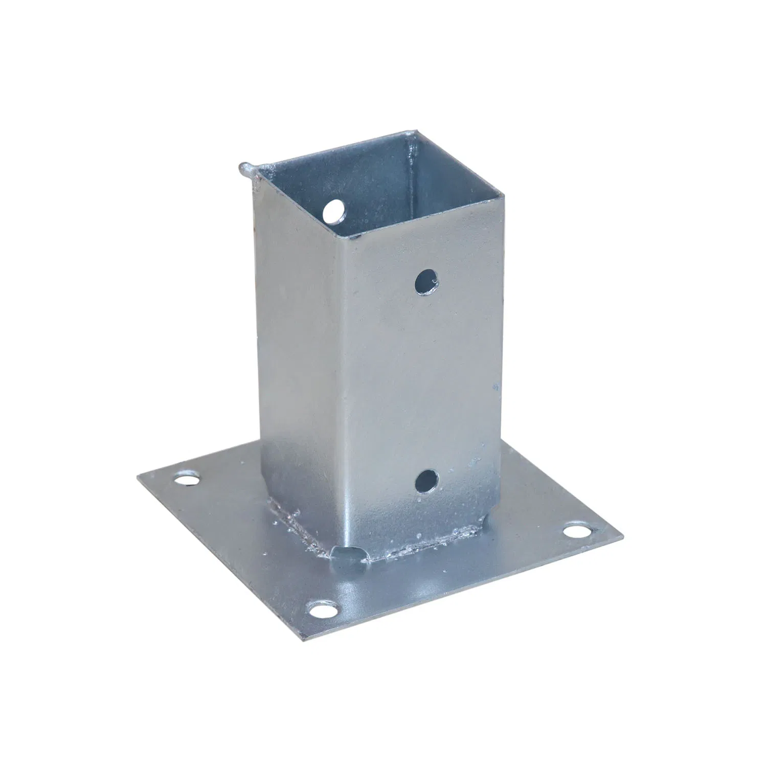 Стальной наземный анкер для забора