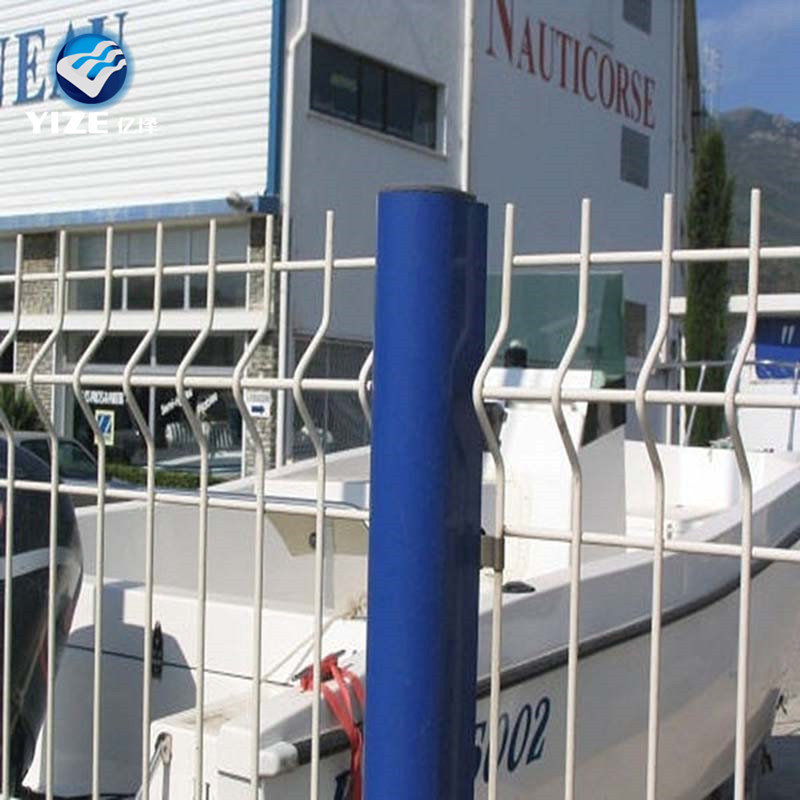 Outdoor Garden Fence 3D Security Fence with Peach Post