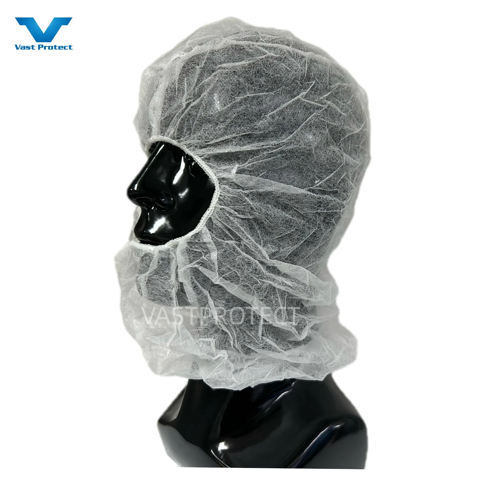 Factory Disposable Protective Polypropylene Non-Woven PP Ninja Astronaut Space Balaclava Cover Head Hood