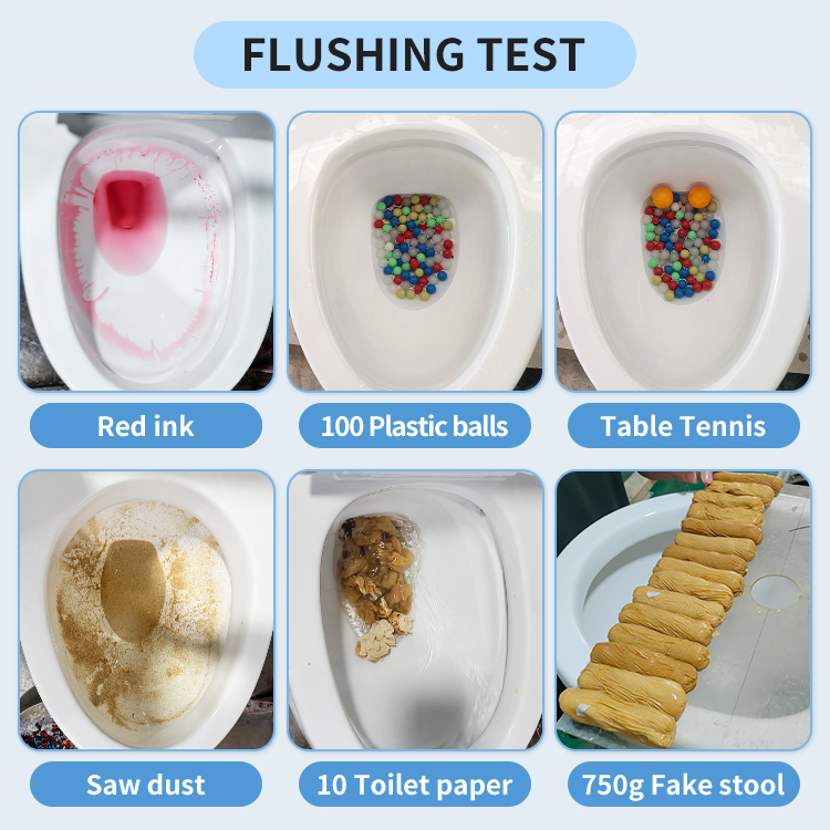 Modern Style Square Shape Toilet Tank Set Anti-Splash Odor Anti-Slip Bathroom Fitting for Apaartment