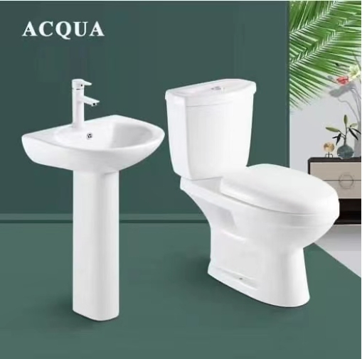 China Hot Sale Golden Dragon One-Piece Ceramic Toilet Washdown Wc P-Trap S-Trap Modern Big Body Water Closet Bathroom Toilet