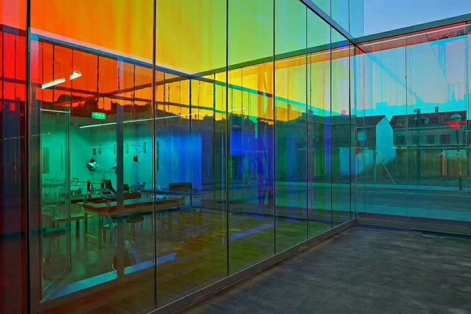 Radiant 6mm Iridescent Dichroic Glass for Eye-Catching Bar Decor